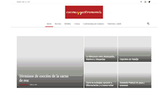 Desktop Screenshot of cocinaygastronomia.com
